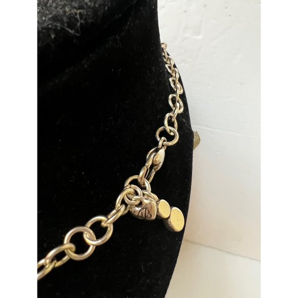 Brighton CONTEMPO SHELL Silver Retired Pendant Necklace - Picture 3 of 4